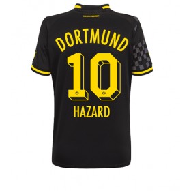 Damen Fußballbekleidung Borussia Dortmund Thorgan Hazard #10 Auswärtstrikot 2022-23 Kurzarm